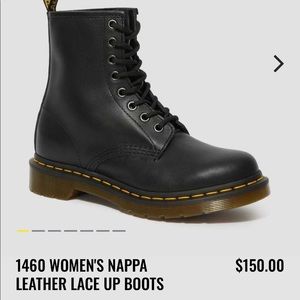 DrMartens black lace up boots